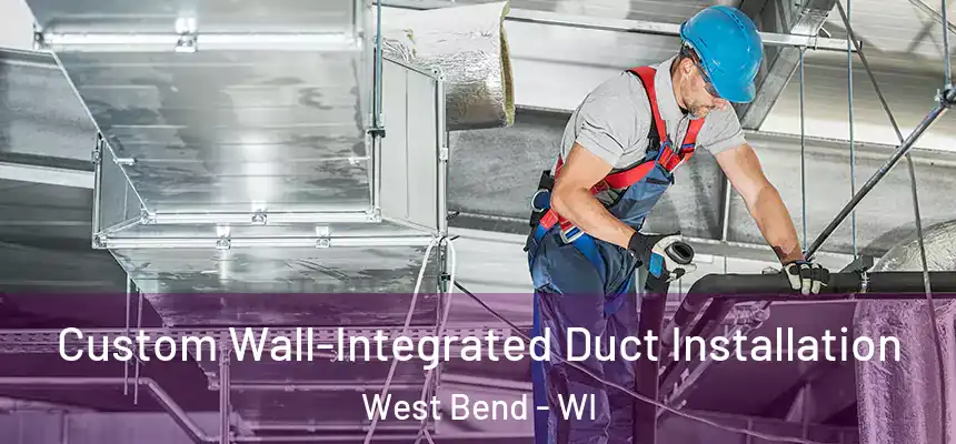  Custom Wall-Integrated Duct Installation West Bend - WI